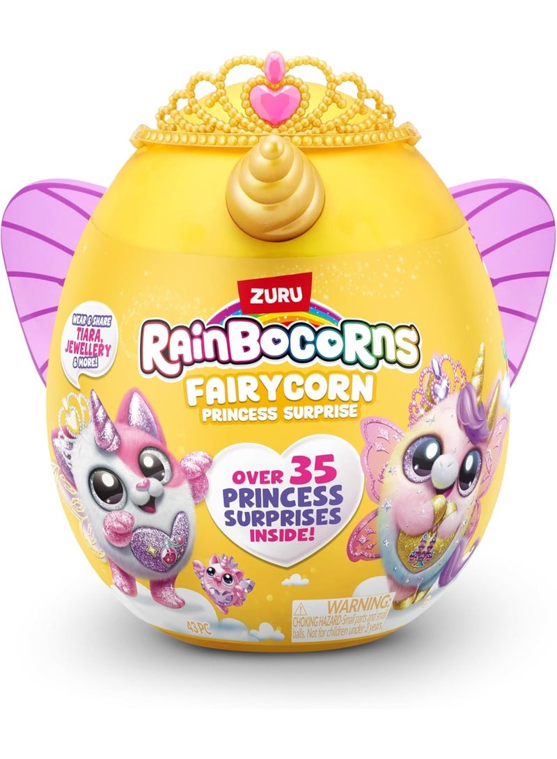 راينبوكورنز Rainbocorns Fairycorn Princess Series 6 Duchess the Bunny - Collectible Plush - Magical Fairy Princess Surprises, Cuddle Plush Stuffed Animal, Stickers (Bunny) - Purple Wing - Image 3
